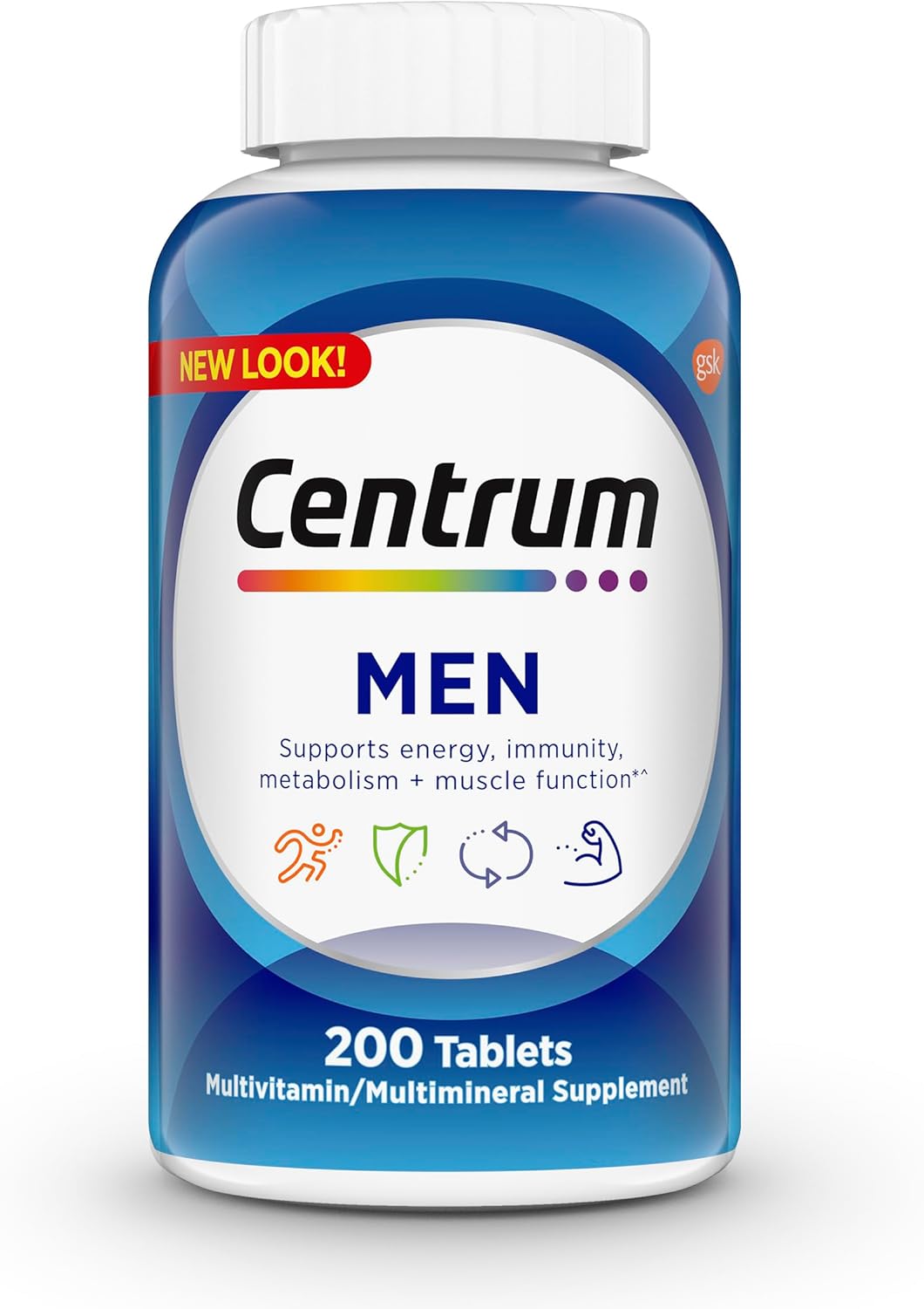 Centrum Men Multivitamin Tablets 200ct - Sterling Distributors