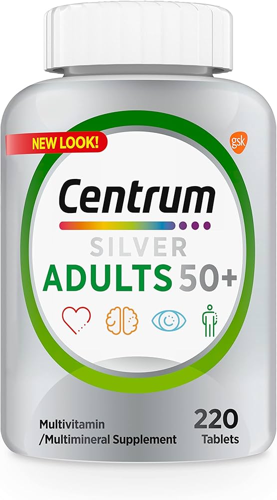 Centrum Silver Adult 50+ Tablets 220 Ct - Sterling Distributors