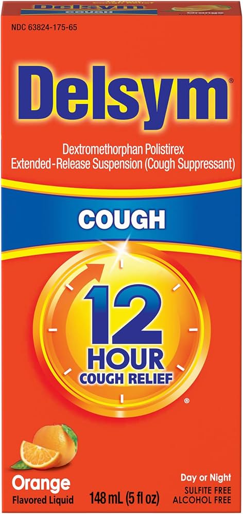 Delsym 12 Hour Cough Liquid Orange Flavor 5 oz - Sterling Distributors