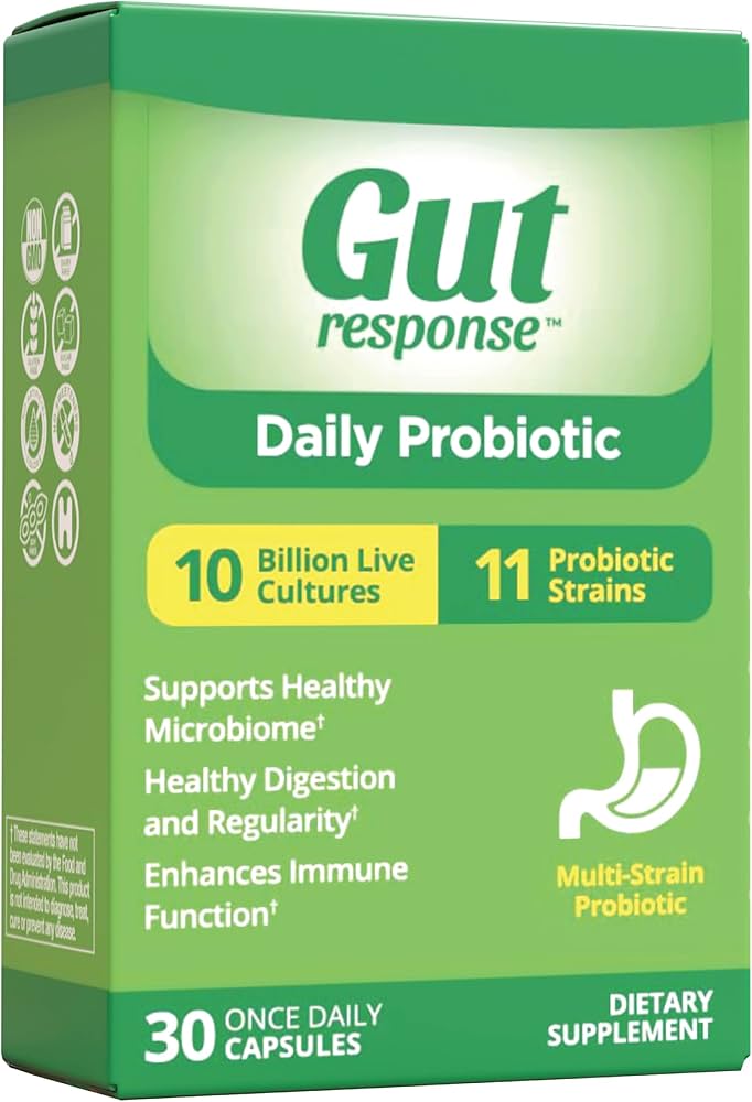 Gut Response Daily Probiotic Capsules 30ct - Sterling Distributors