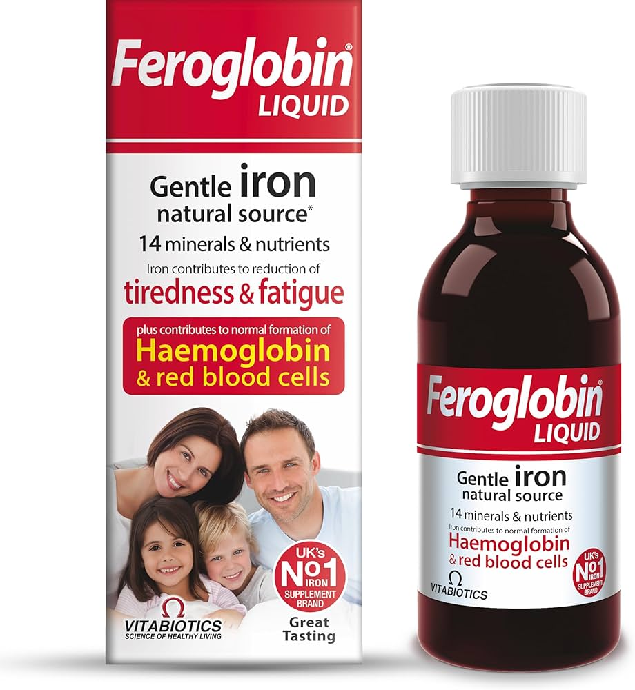 Feroglobics Iron Liquid 6.8 Fl Oz - Sterling Distributors
