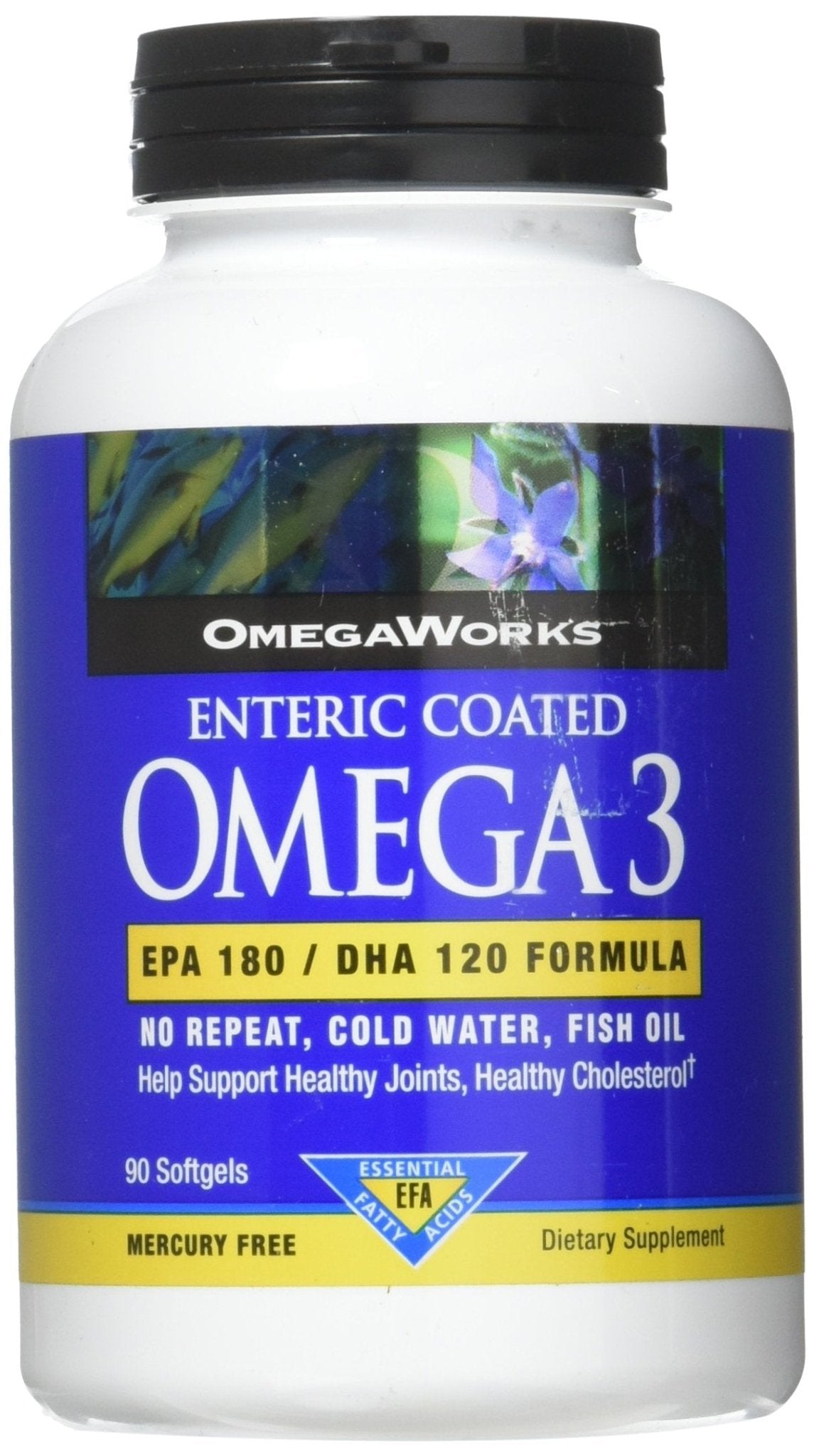 OmegaWorks Enteric Coated Omega 3 Softgels - Sterling Distributors