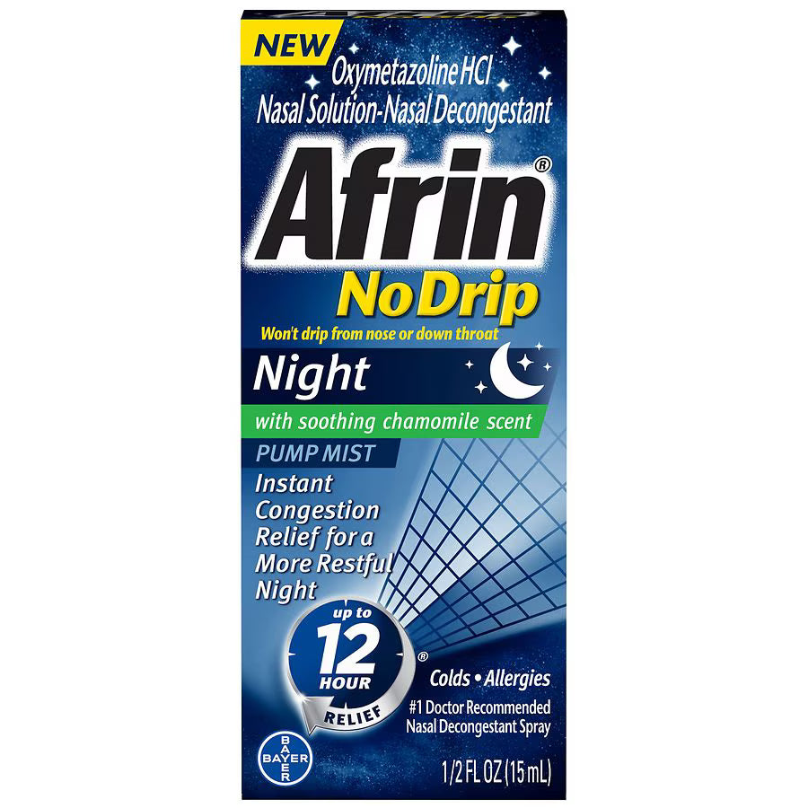 Afrin Night No Drip Nasal Spray 15 ml