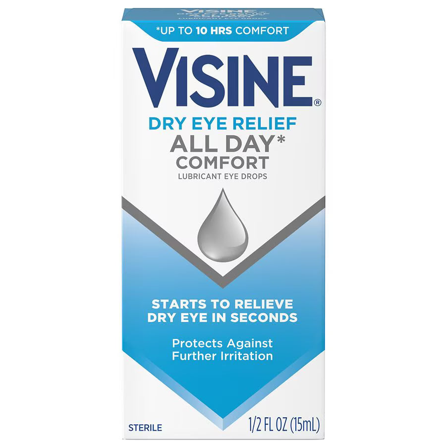 Visine Dry Eye Relief Eye All Day Comfort Drops 0.5oz