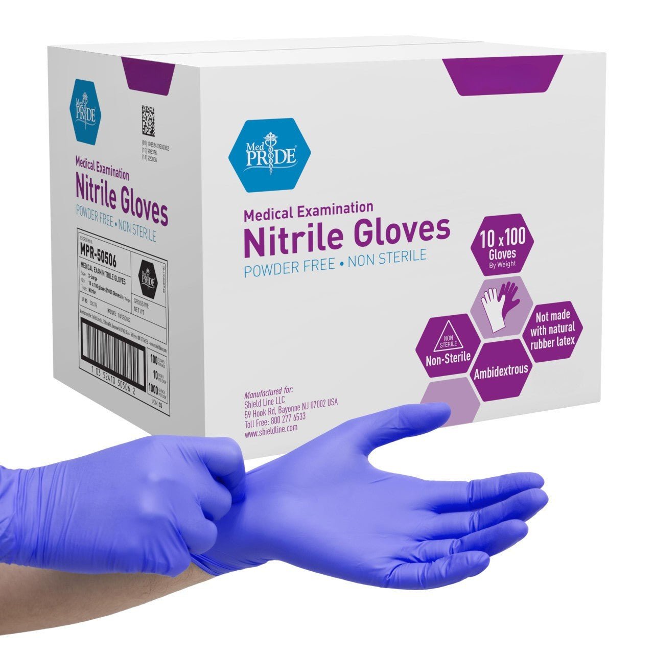 Shieldline Synthetic Vinyl Small Non Sterile - Sterling Distributors