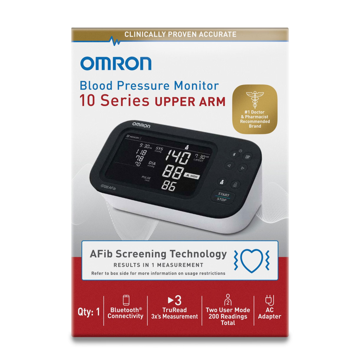 10 Series Upper Arm Blood Pressure Monitor