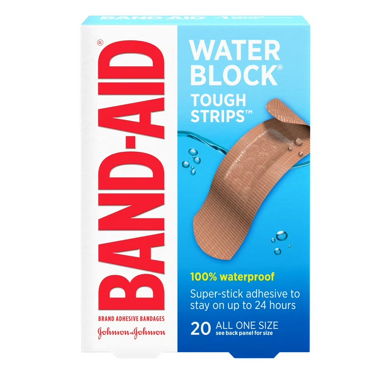 Band-Aid - Water Block Adhesive Bandages - 20 Ct