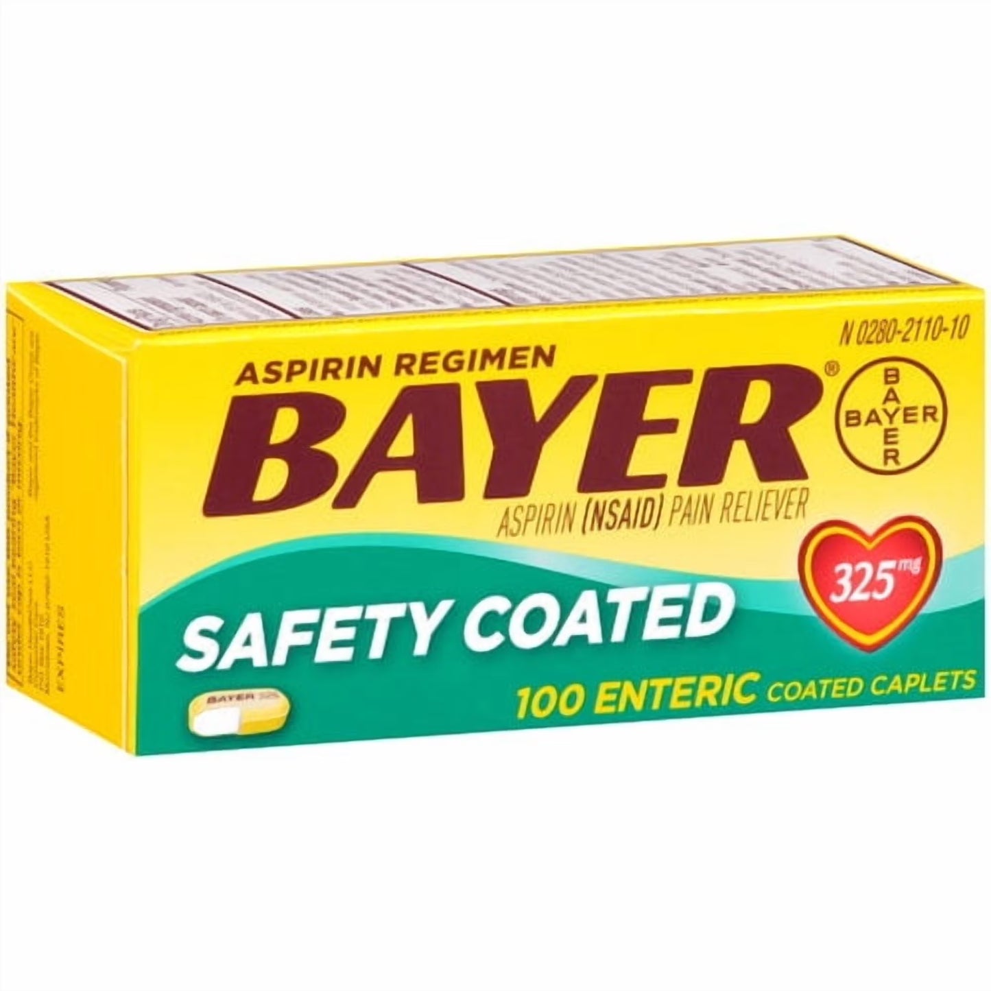 Bayer Aspirin Regimen 325 mg 100 ct