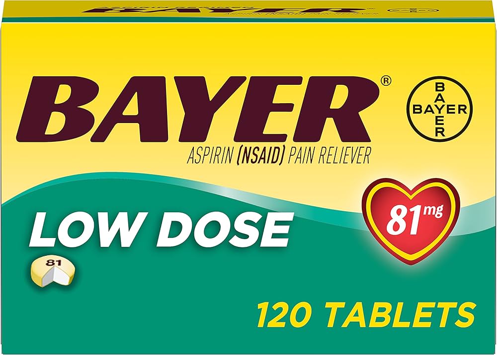 Bayer Low Dose Apsirin 81mg 120ct