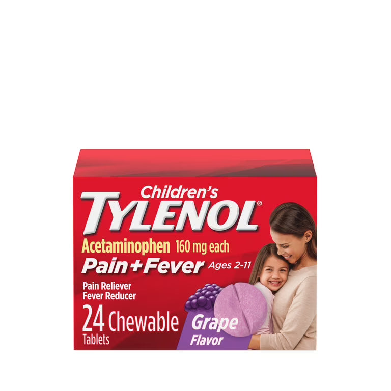 Tylenol Children's Chewable Grape 24 Ct.