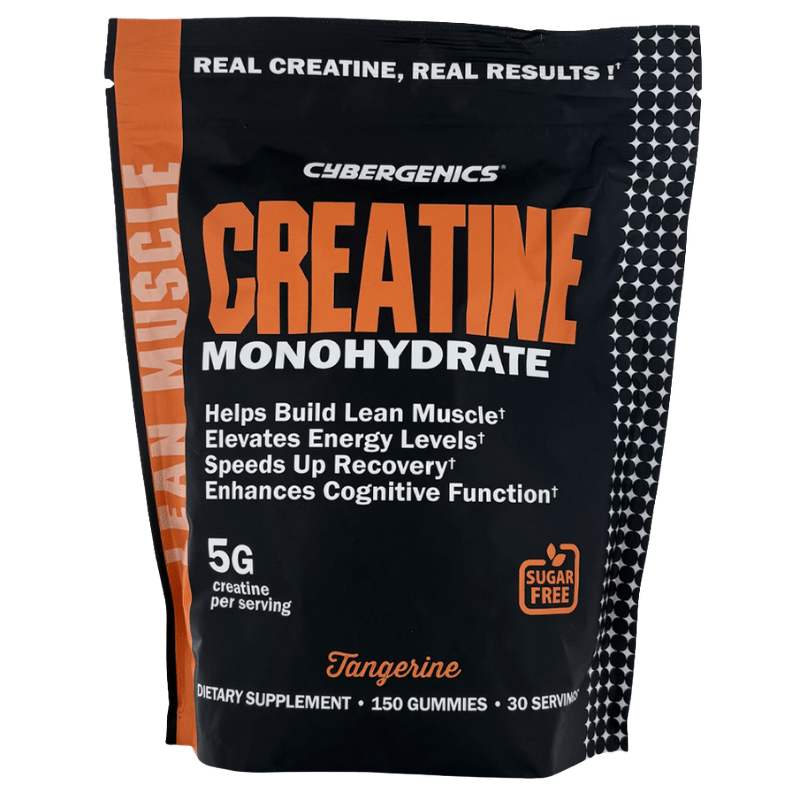 Cybergenics Creatine Monohydrate Gummies - Tangerine Flavored 150ct (Case of 6) - Sterling Distributors