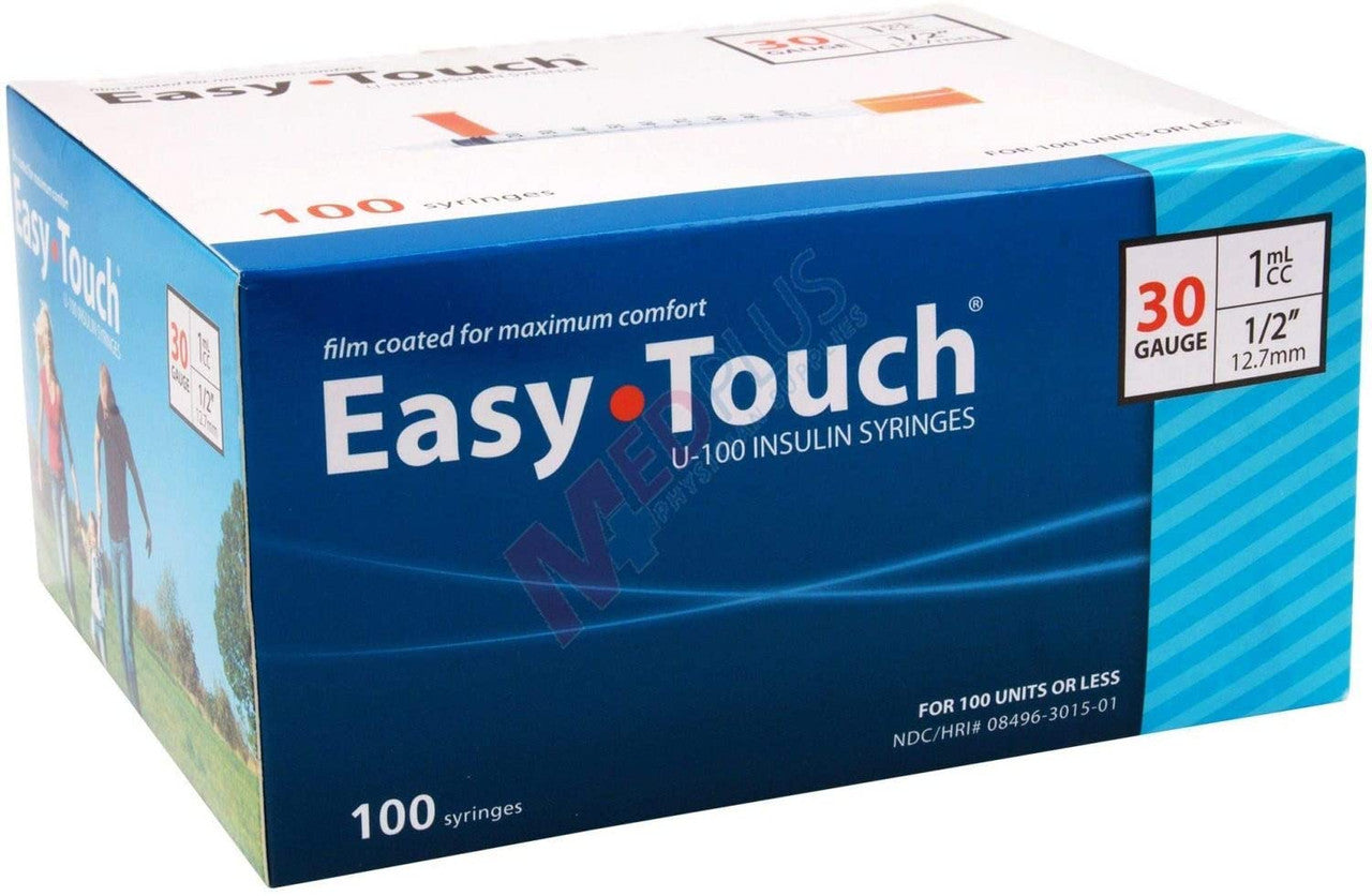 EasyTouch 30g 1cc Syringe 1/2 Length (830155)