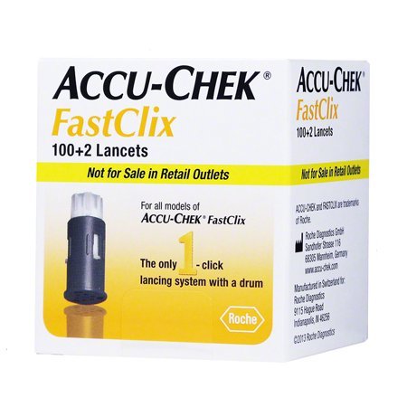 AccuChek Fastclix lancet 102 Retail - Sterling Distributors