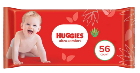 Huggies Ultra Comfort Baby Cleansing Wipes 56 ct