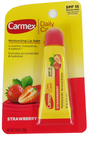 Carmex Daily Lip Care Balm Strawberry 0.35 oz