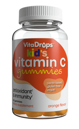 VitaDrops Kid's Vitamin C 125 mg. Gummies Orange Flavor 60ct - Sterling Distributors