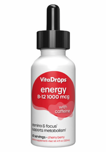 VitaDrops Energy B-12 1000 mcg. Cherry Berry 4oz