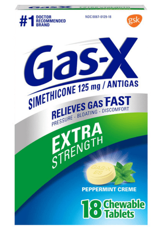 Gas-X Gas Relief Extra Strength Peppermint 18ct - Sterling Distributors