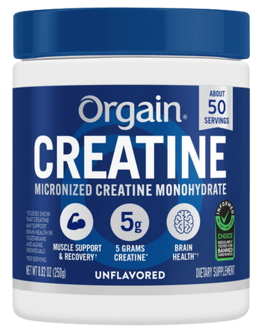 Orgain Creatine Monohydrate Unflavored 8.82 OZ. - Sterling Distributors