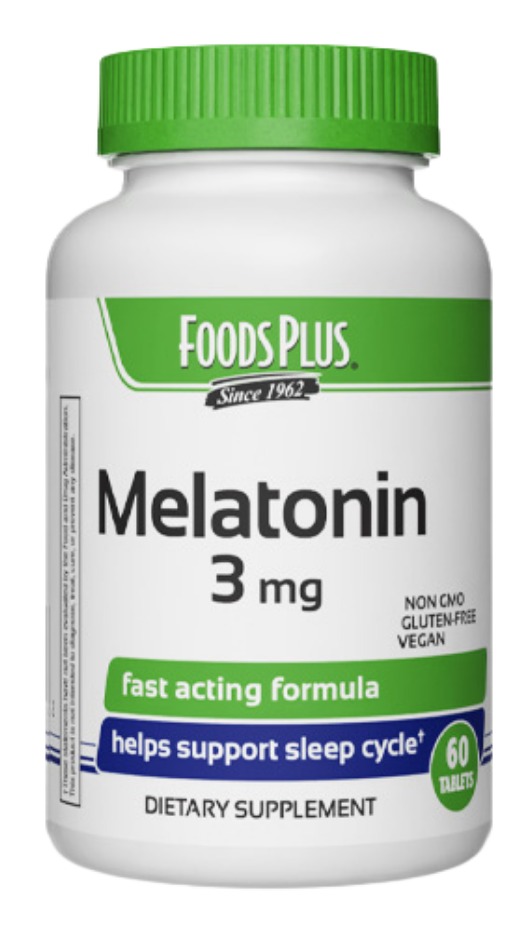 Windmill Foods Plus Melatonin 3mg Tablets 60ct