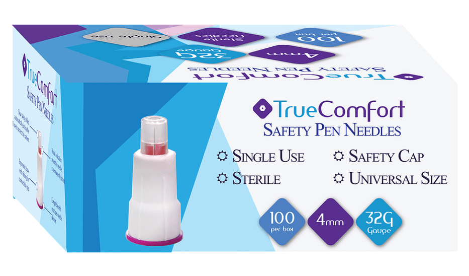 Homeaide True Comfort Safety Pen Needle 4mm 32g - Sterling Distributors