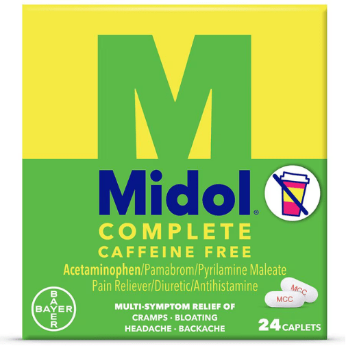 Midol Complete Caffeine Free Cap 24ct - Sterling Distributors