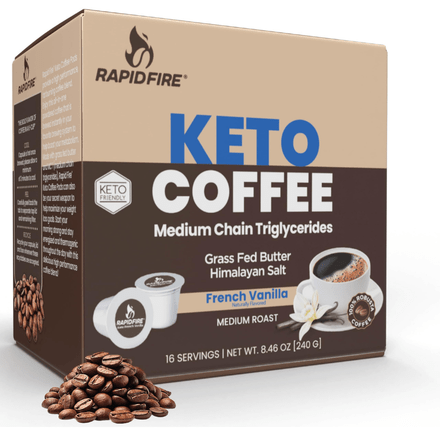 Rapid Fire Ketogenic Coffee Pods (French Vanilla) - Sterling Distributors