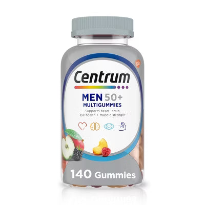 Centrum Men Multivitamin/Multiminerals MultiGummies 50+ 140 Count