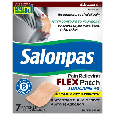 Salonpas Flex Patch Lidocaine Patch 7ct