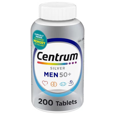 Centrum Silver Multivitamin/Multiminerals Men 50+ Tablets 200 Ct
