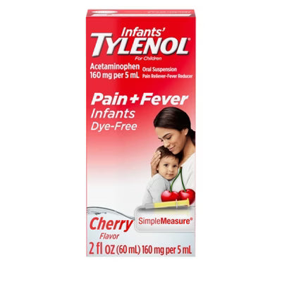 Tylenol Infant Dye Free Syrup Cherry 2oz