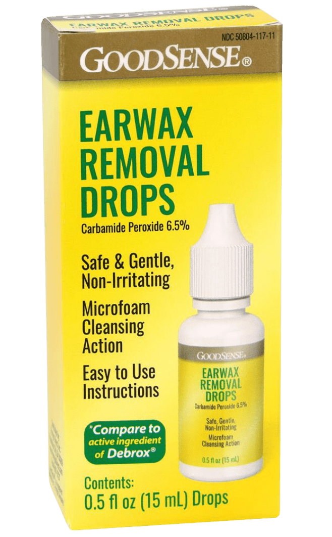 GoodSense Earwax Removal Drops 0.5 oz (Case of 6) - Sterling Distributors