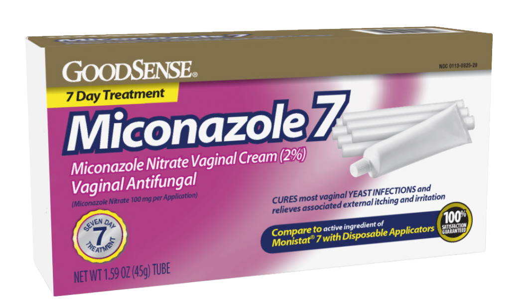 GoodSense Miconazole 7 Vaginal Cream W/ Disposable Applicators 1.59 oz 