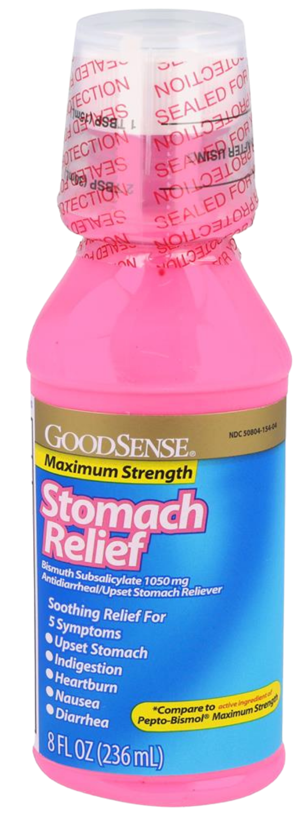 GoodSense Stomach Relief Ms Bismuth Subsalicylate 1050 Mg 8 oz (case of 6) - Sterling Distributors