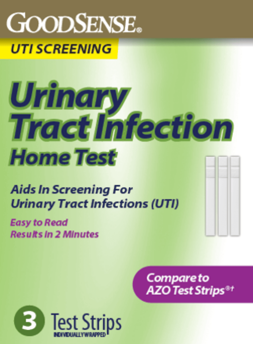 GoodSense Urinary Tract Infection Home Test, 3 Strips (Case of 6) - Sterling Distributors