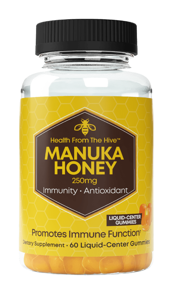 Health From The Hive Manuka Honey Gummies 60ct (Case of 6) - Sterling Distributors