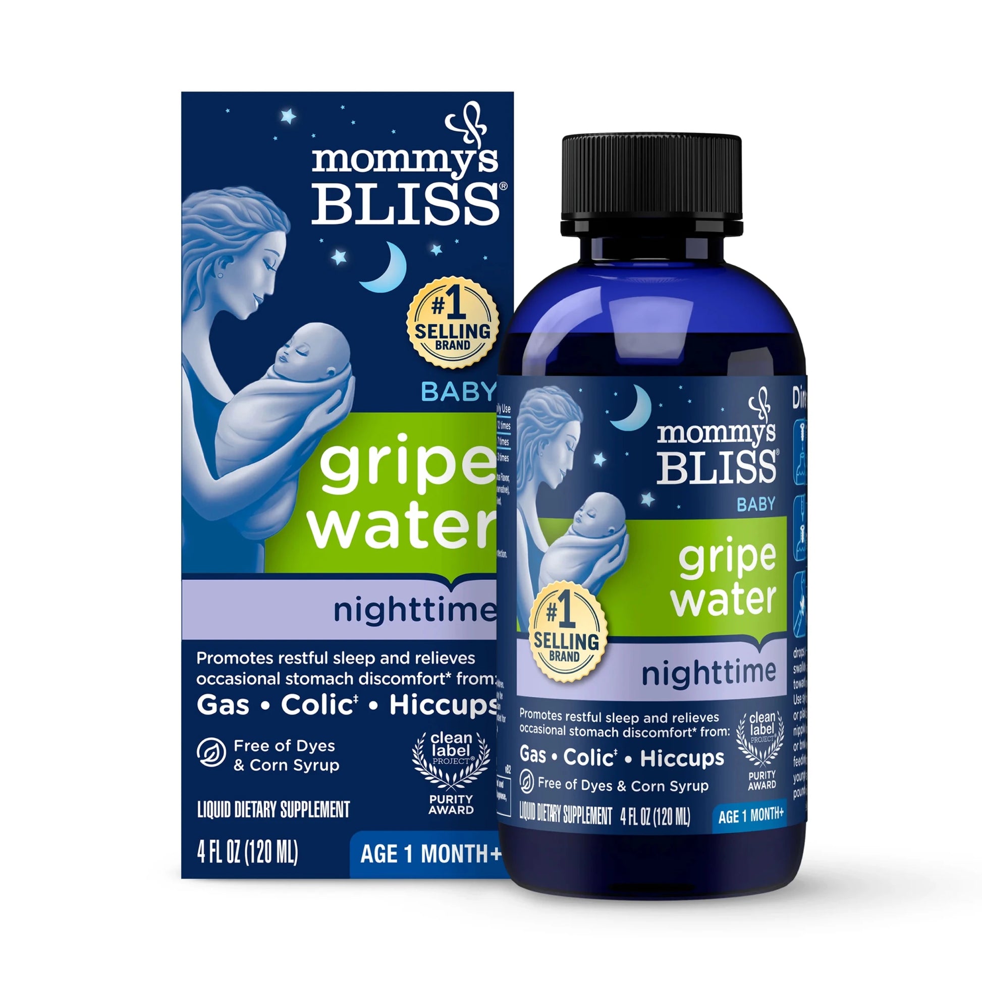 Mommy's Bliss Gripe Water Night Time 4oz - Sterling Distributors
