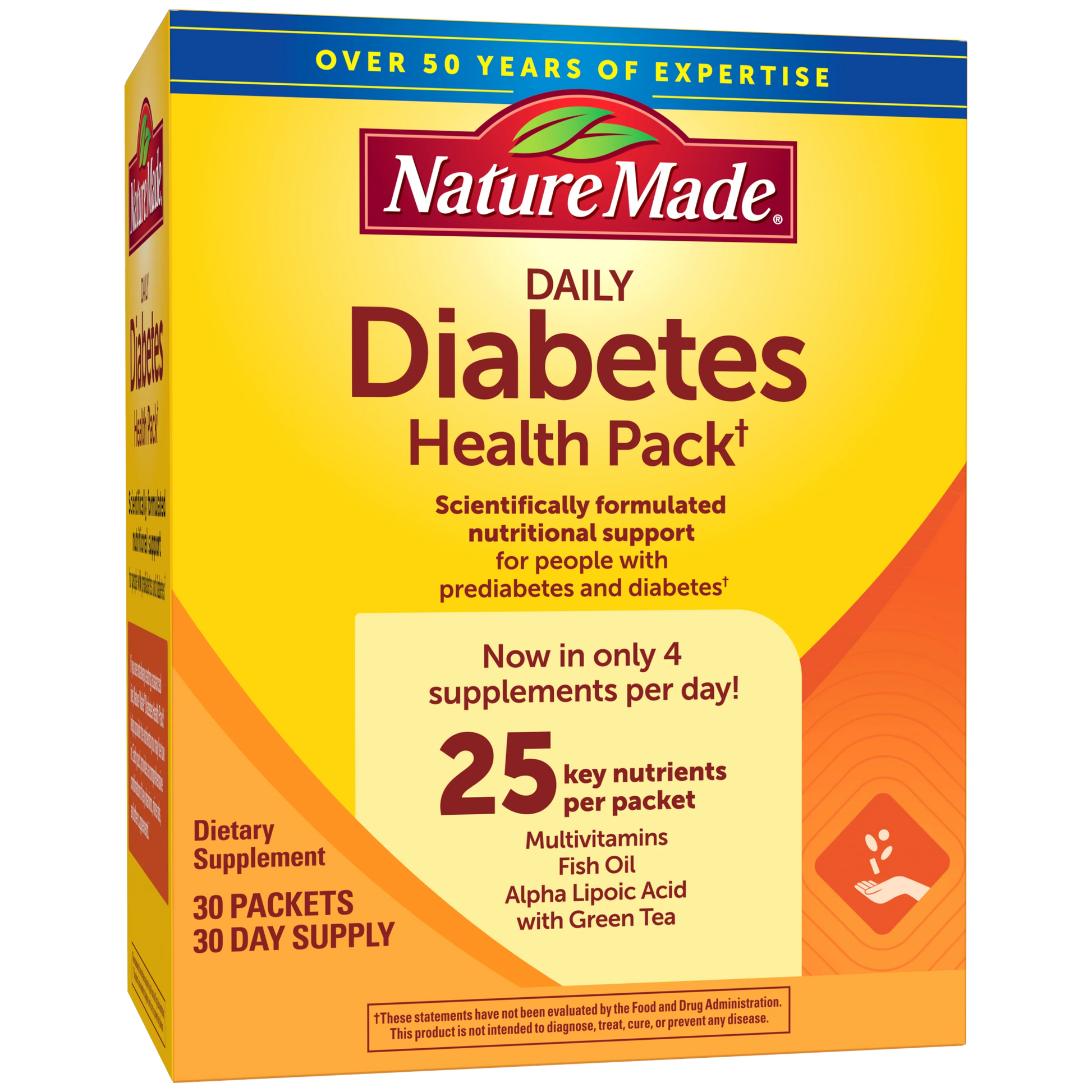 Nature Made Daily Diabetes Health Pack 30 ct - Sterling Distributors