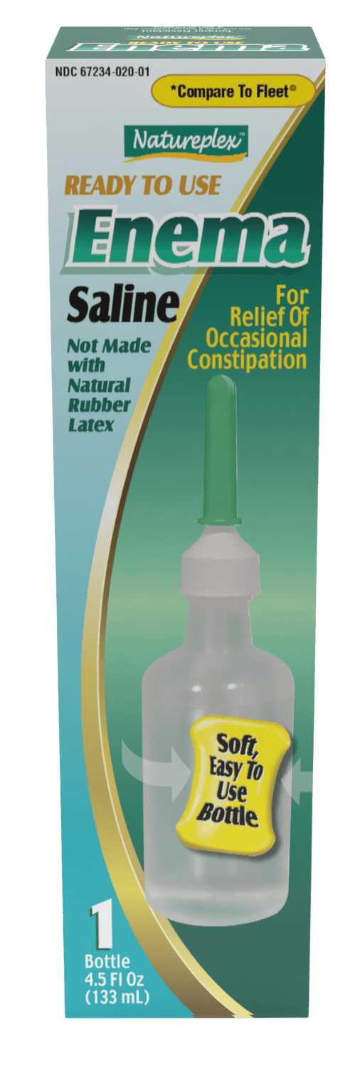Natureplex Saline Enema, Single Pack, 4.5 oz (Case of 6) - Sterling Distributors