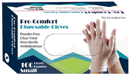 ProComfort Vinyl Gloves Small