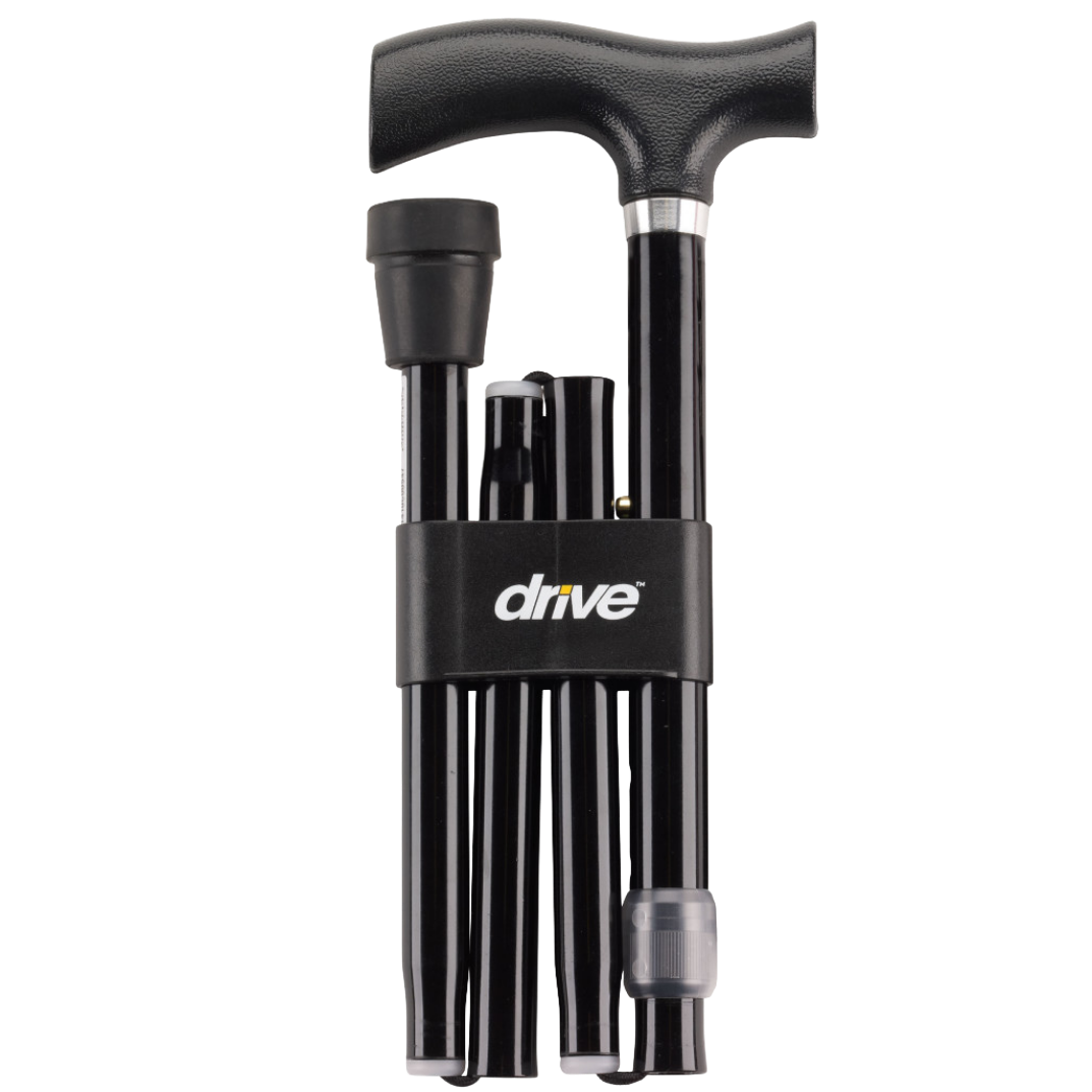 Aluminum Folding Canes, Height Adjustable