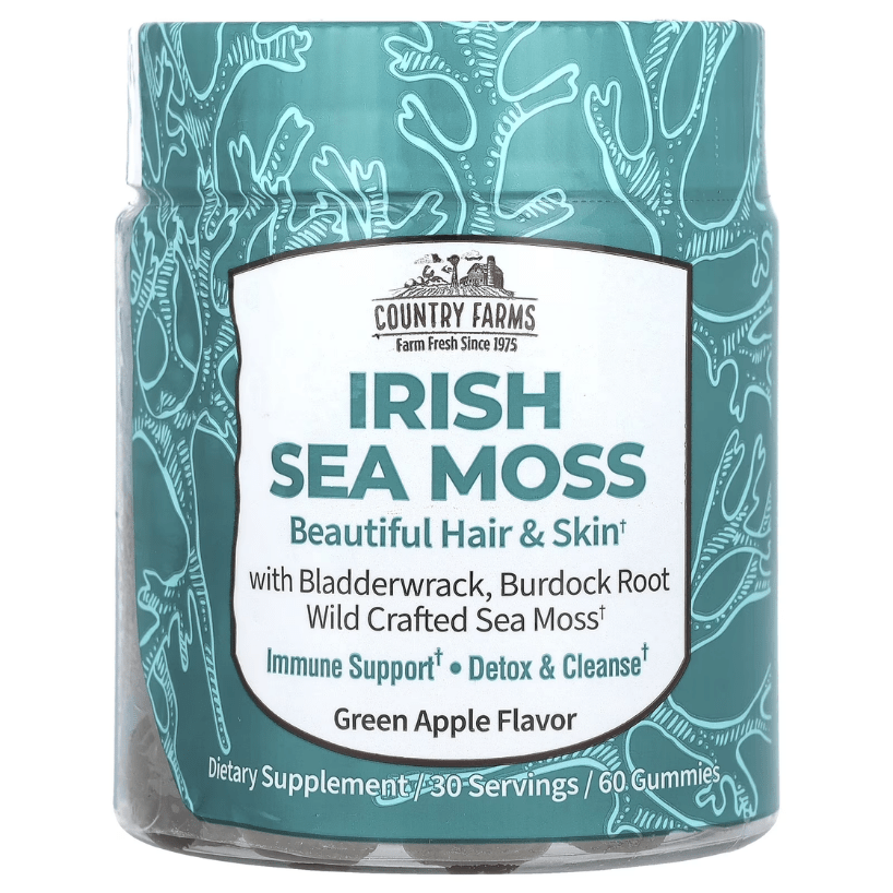 Country Farms Irish Sea Moss Capsules 90ct - Sterling Distributors