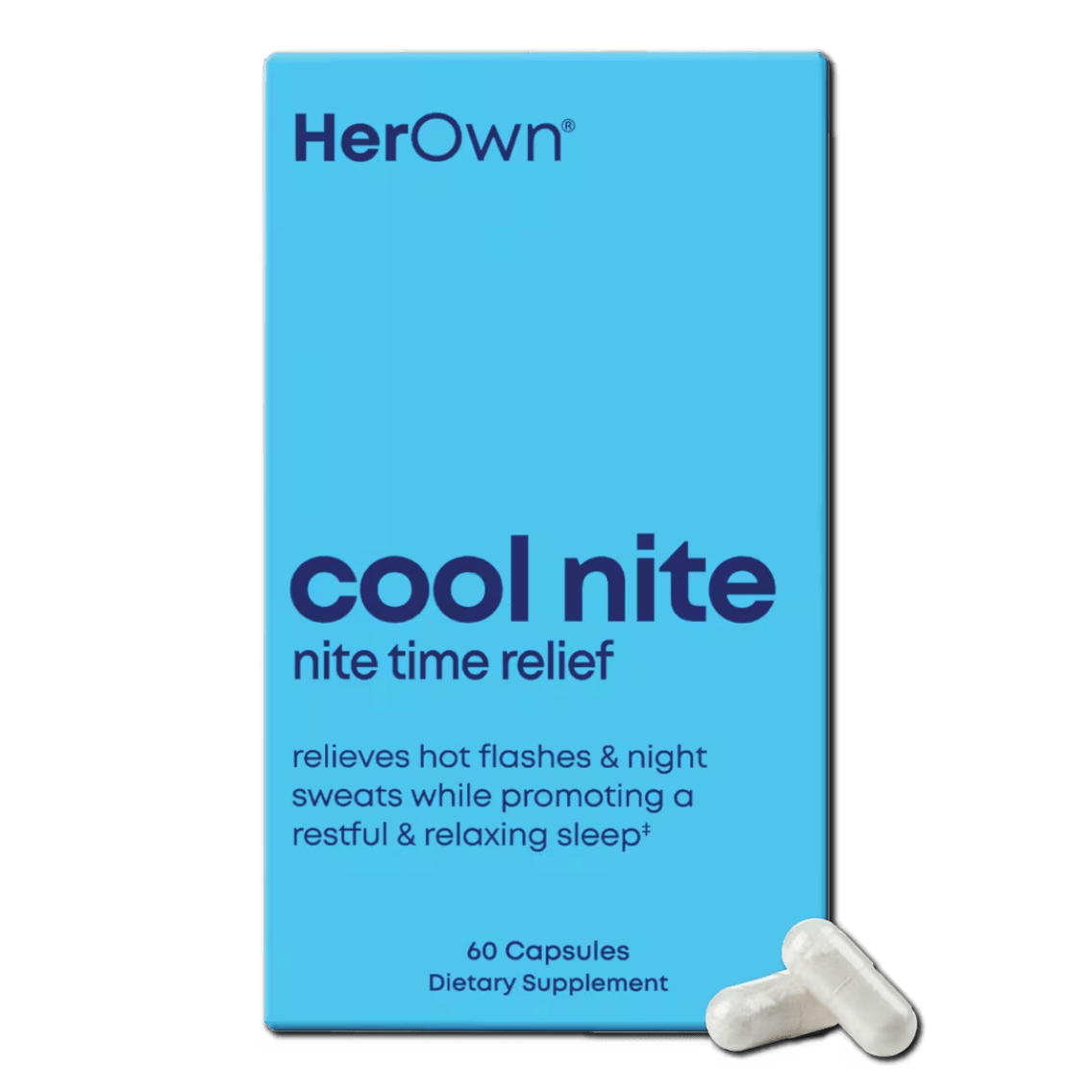 Her Own Cool Nite Capsules 60ct - Sterling Distributors