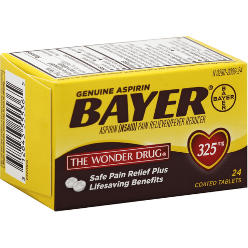 Bayer Aspirin 325mg Tablets 24ct - Sterling Distributors
