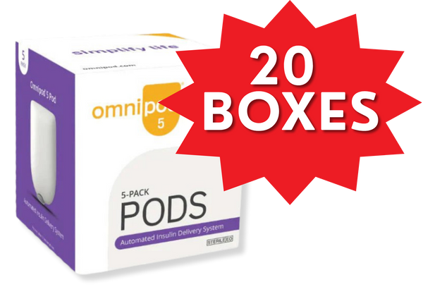 Omnipods 5G6 20 Box Bundle Offer