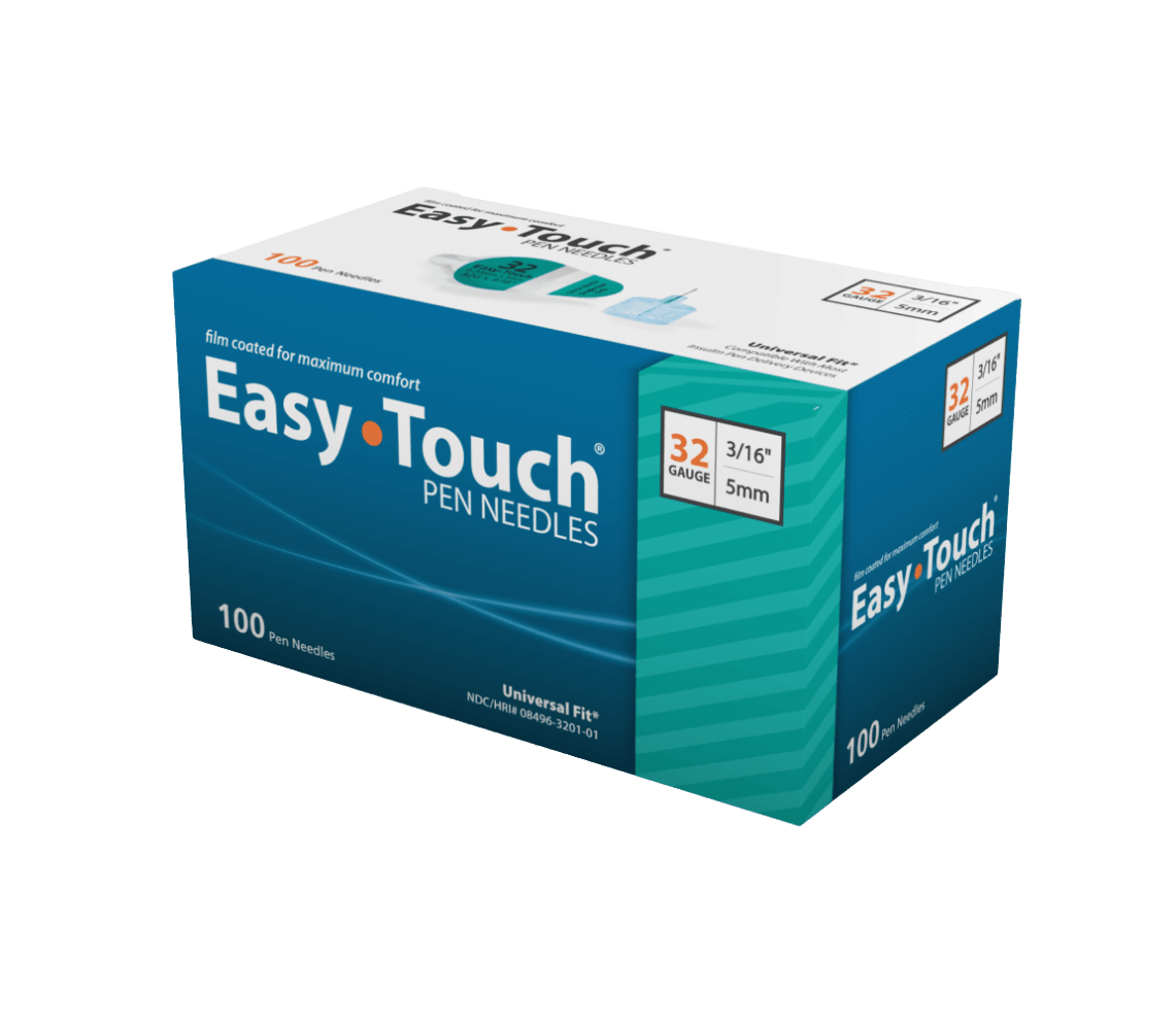 EasyTouch Pen Needle 32 Gauge 5mm 3/16" - Sterling Distributors