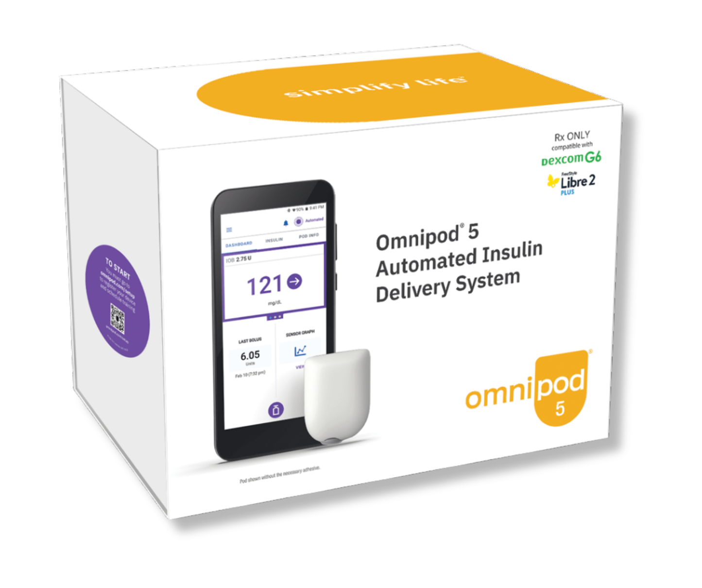 Omnipod 5 Libre 2 G6 Intro Kit (10 Pods)