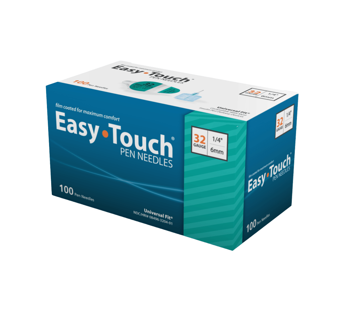 EasyTouch Pen Needle 32G 6mm 1/4" 100ct - Sterling Distributors