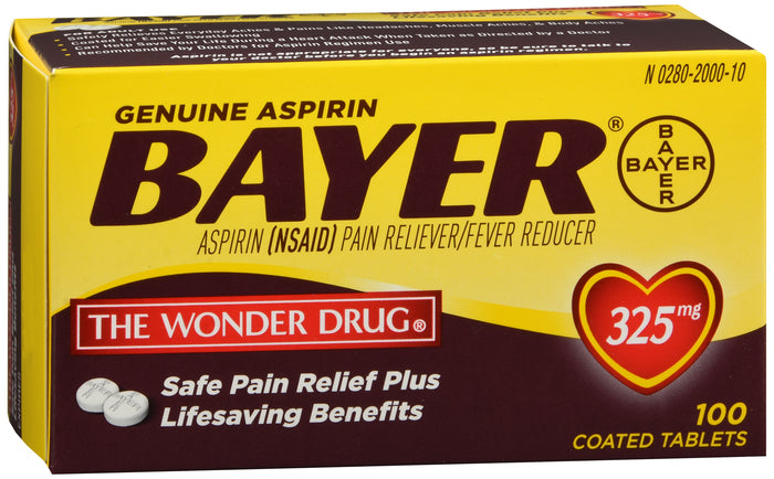 Bayer Aspirin Tabs 325mg 100ct