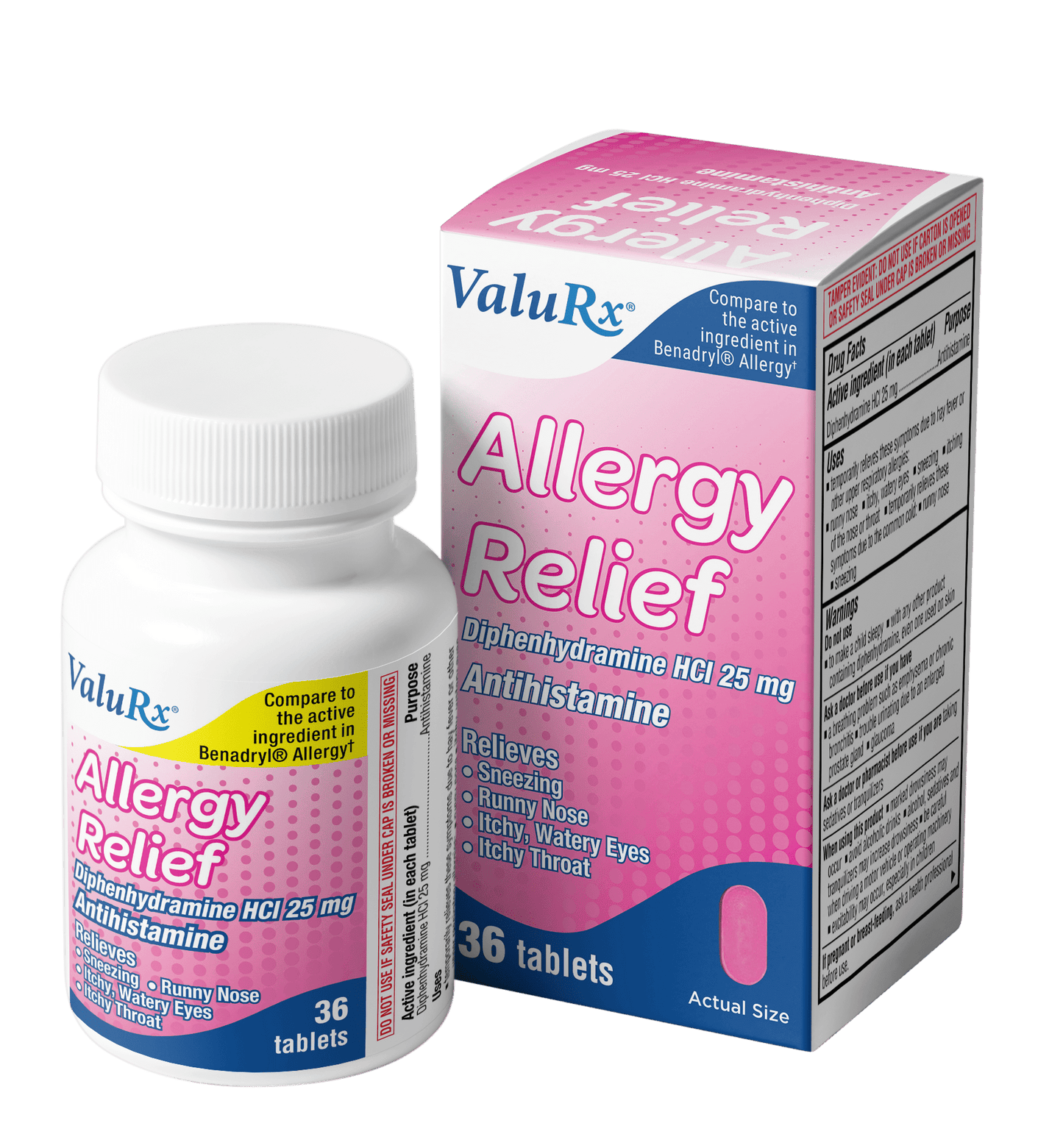 ValuRx Allergy Relief Tablets - Sterling Distributors